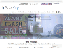 Tablet Screenshot of bidetking.com